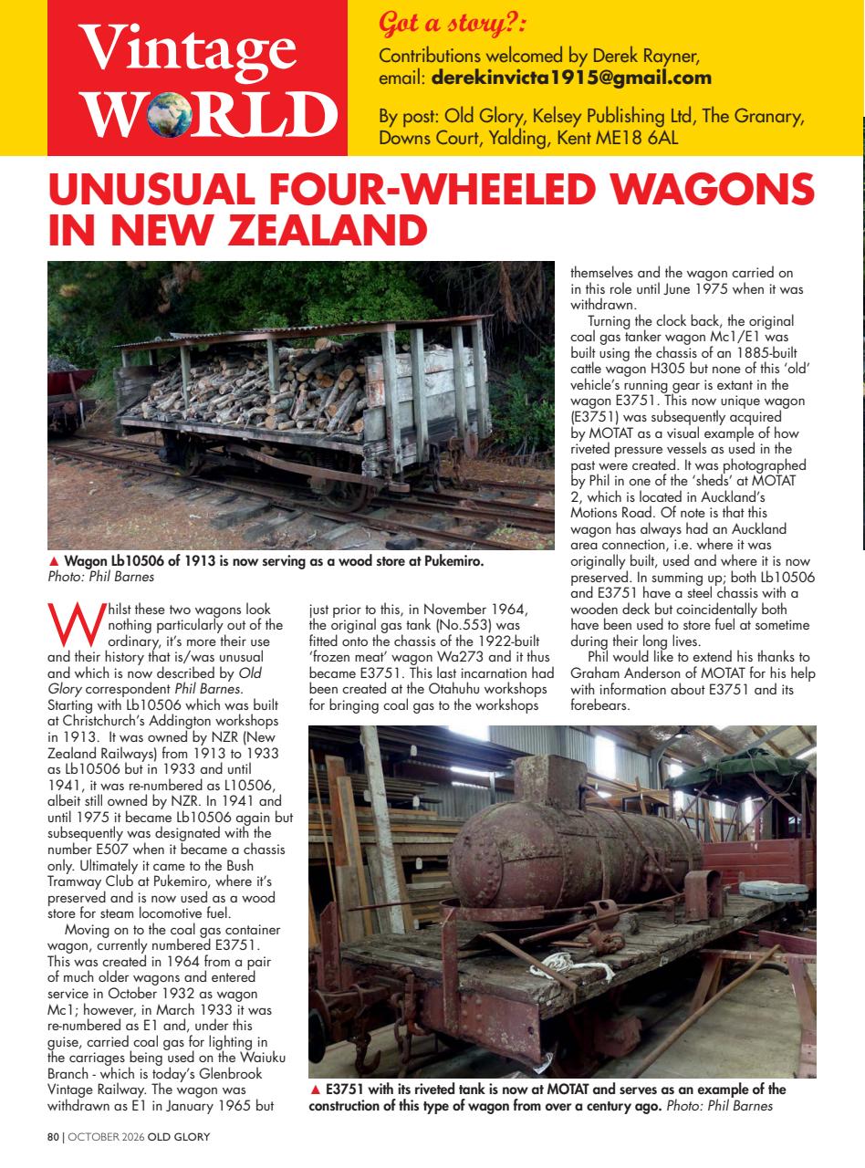 Old Glory Magazine Preview Pages