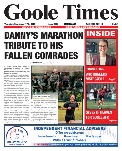 Goole Times issue September 17th 2026