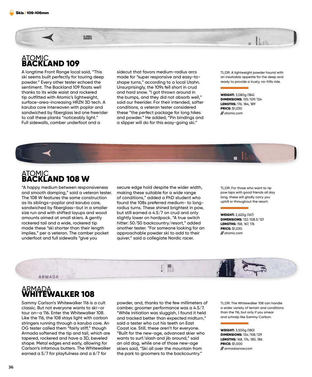 Backcountry Preview Pages