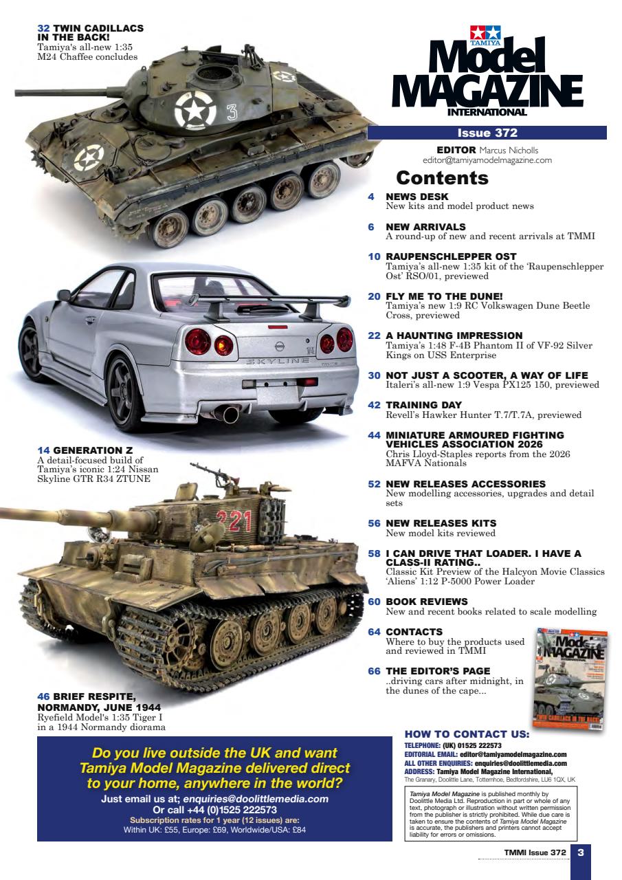 Tamiya Model Magazine Preview Pages