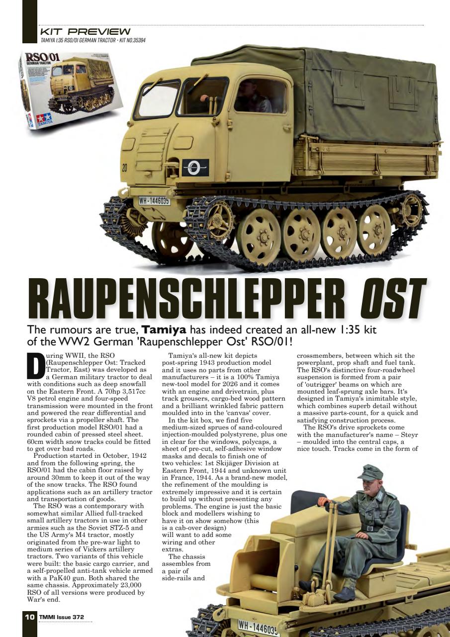 Tamiya Model Magazine Preview Pages