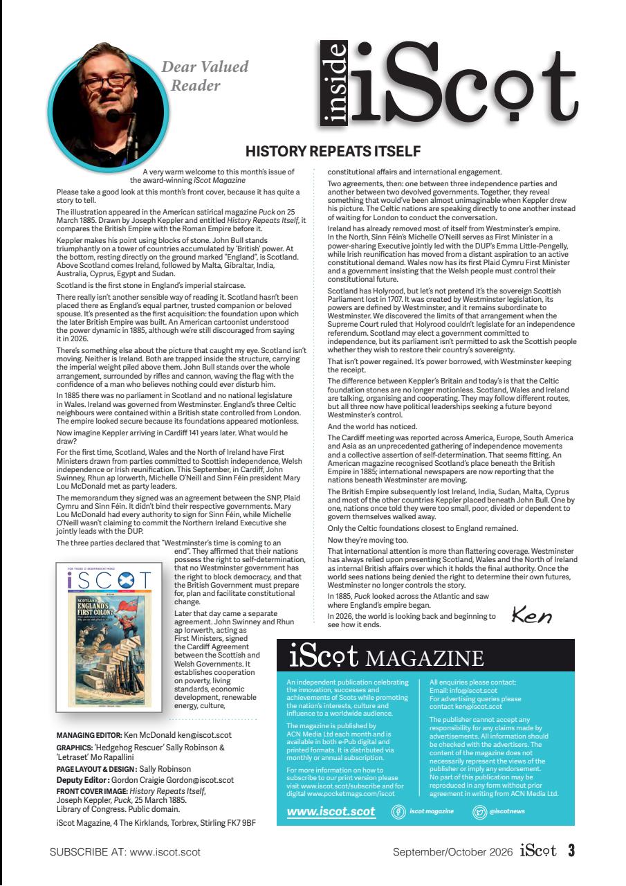 iScot Magazine Preview Pages