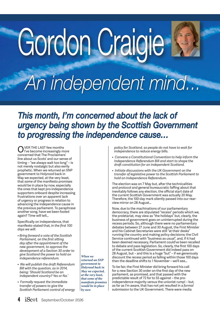 iScot Magazine Preview Pages