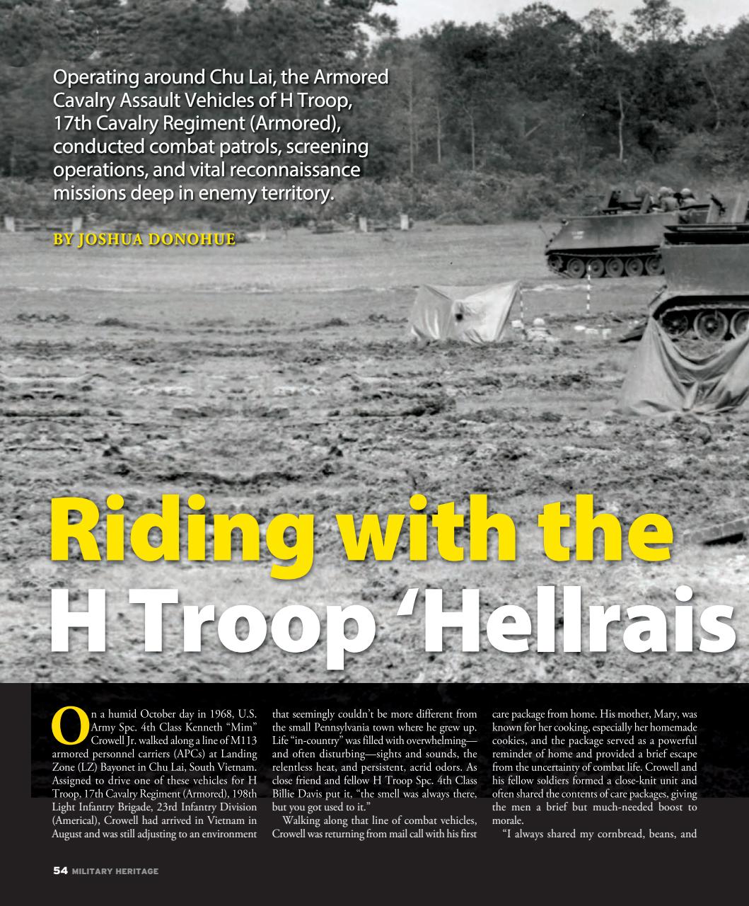 Military Heritage Preview Pages