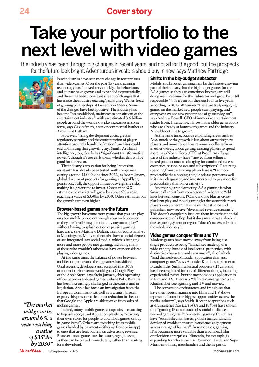 MoneyWeek Preview Pages