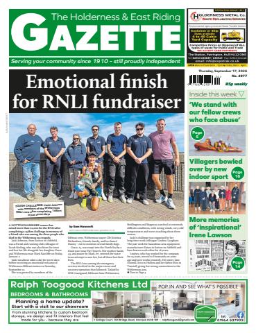 Holderness Gazette September 17, 2026 issue Holderness Gazette September 17, 2026