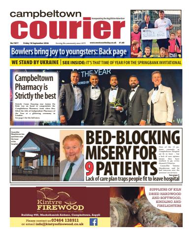 Campbeltown Courier issue Friday, September 18, 2026