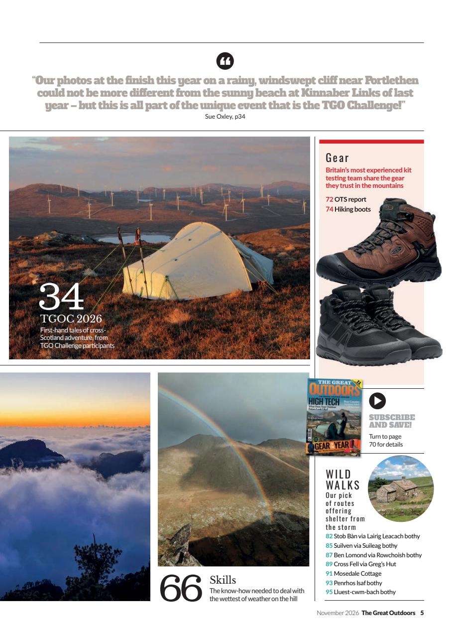TGO - The Great Outdoors Magazine Preview Pages