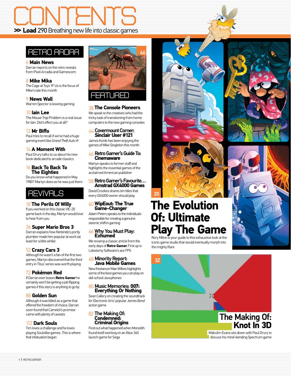 Retro Gamer Preview Pages