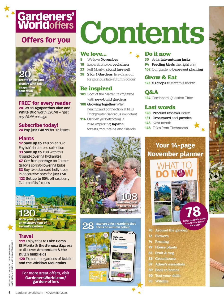 BBC Gardeners’ World Magazine Preview Pages
