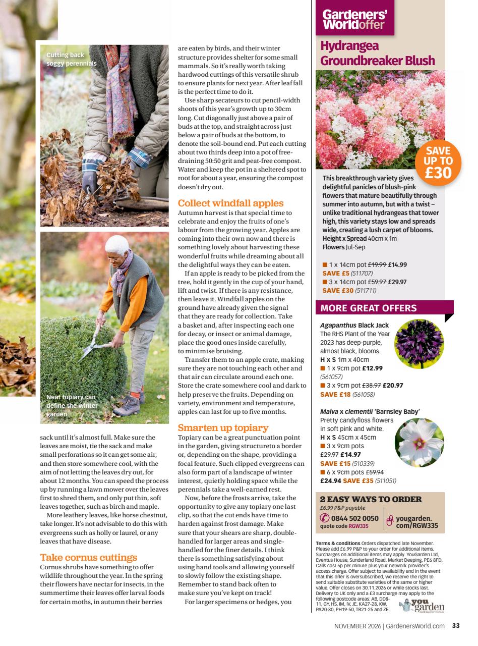 BBC Gardeners’ World Magazine Preview Pages