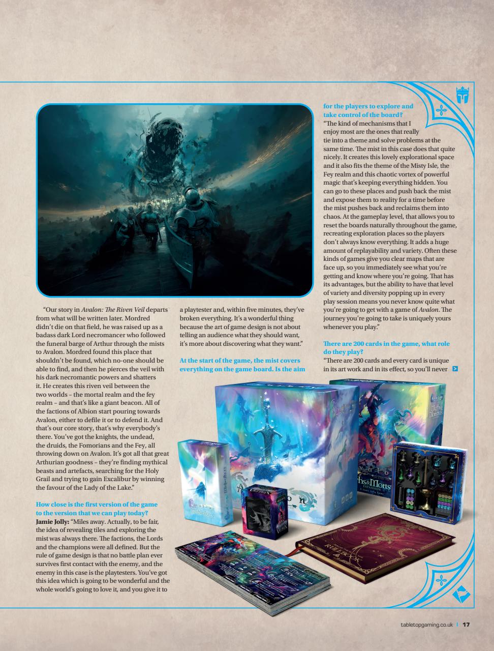 Tabletop Gaming Preview Pages