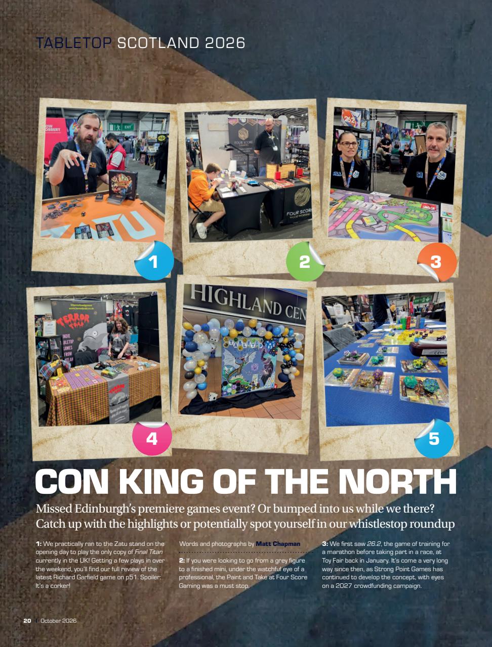 Tabletop Gaming Preview Pages