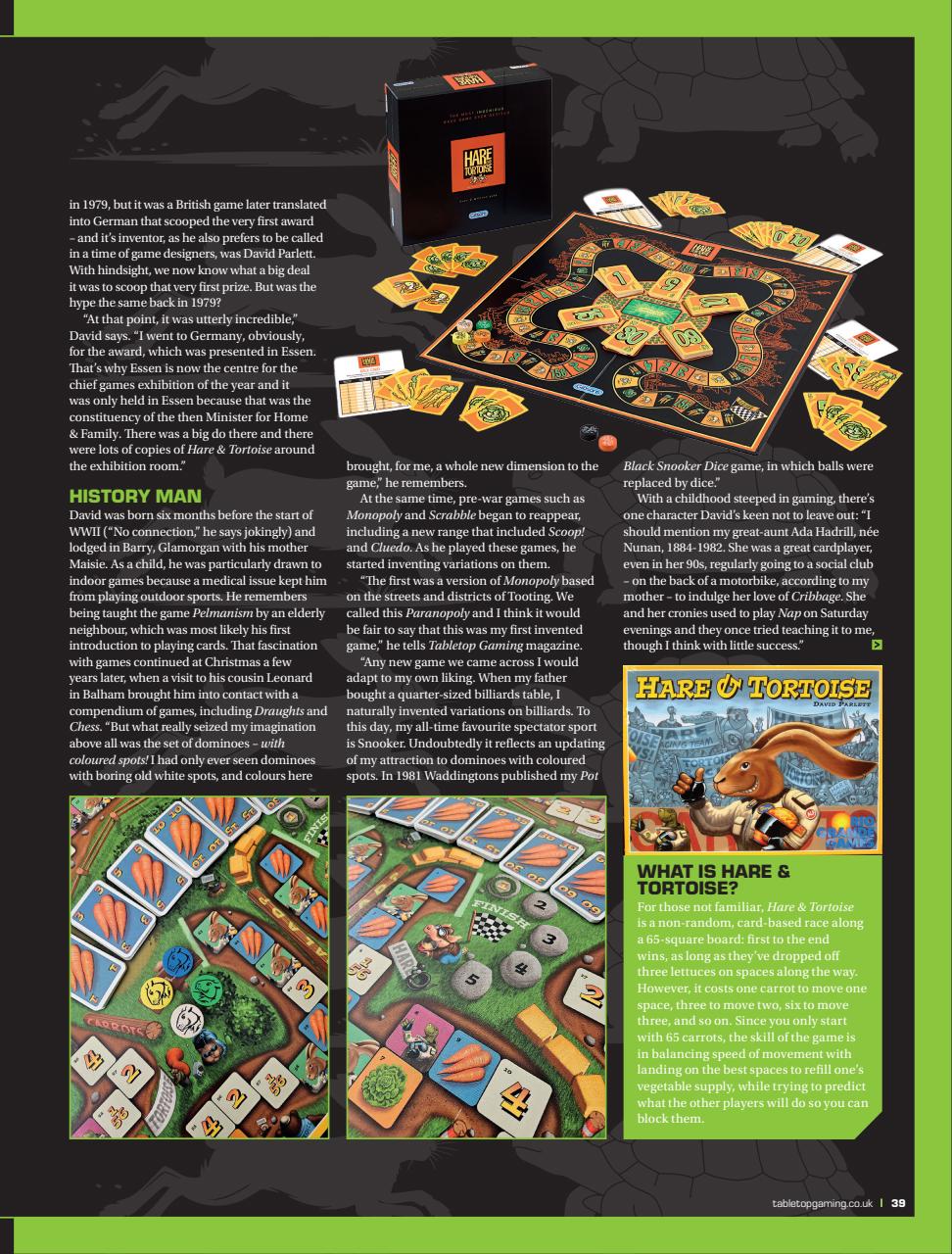 Tabletop Gaming Preview Pages