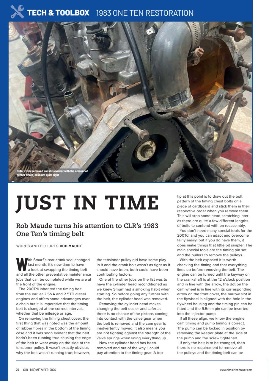 Classic Land Rover Magazine Preview Pages