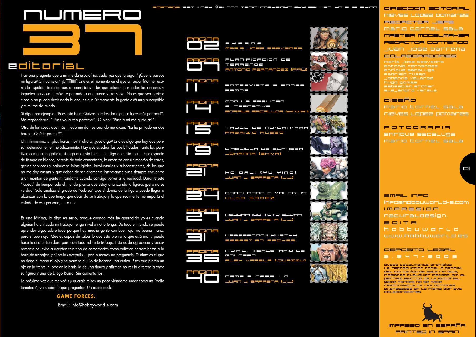 Game Forces Preview Pages