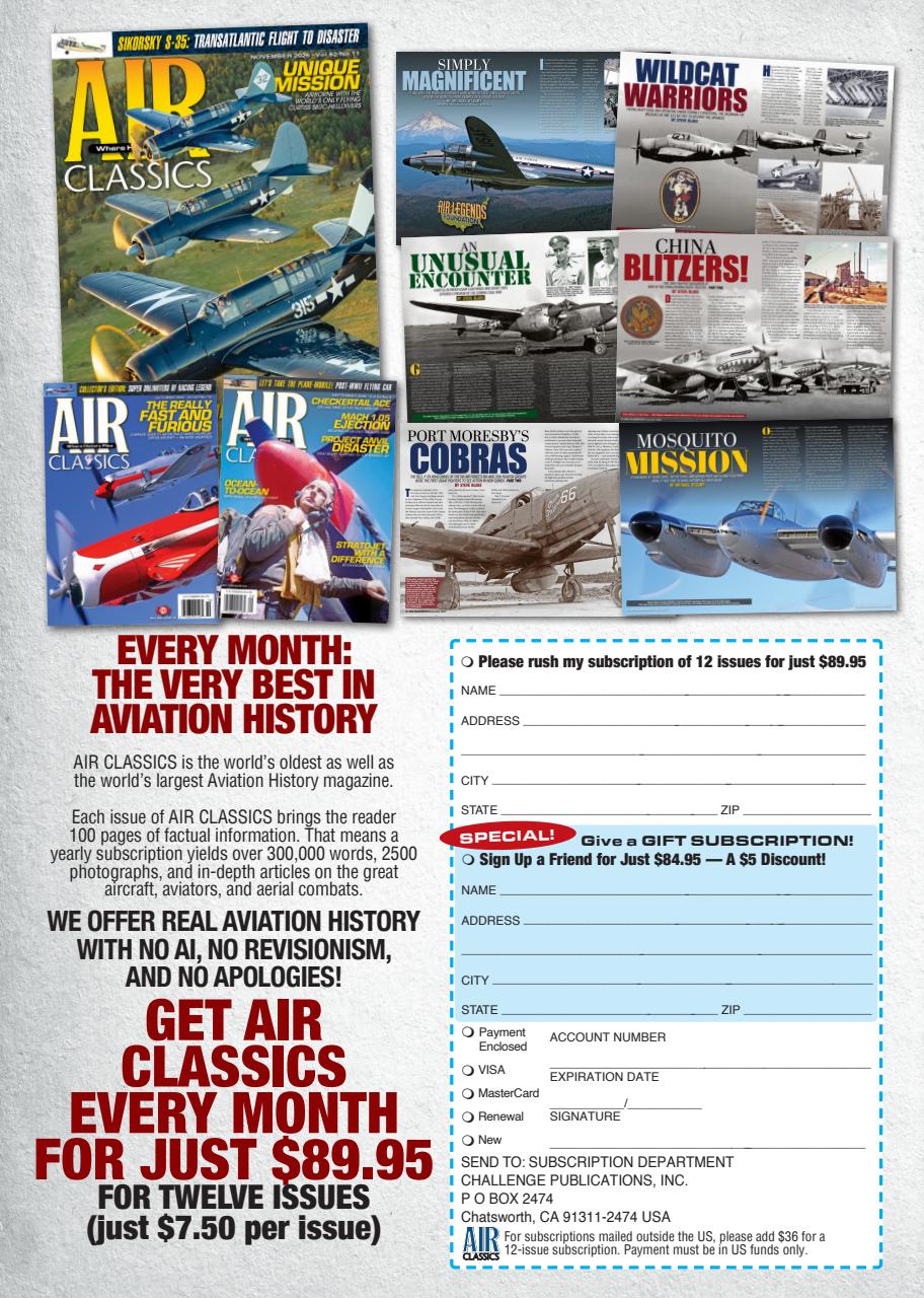 Air Classics - Where History Flies Preview Pages