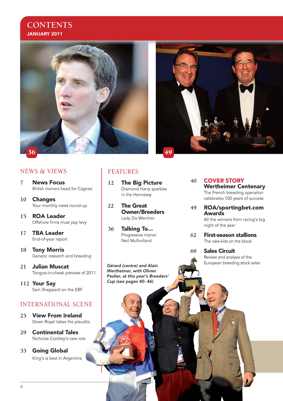 The Owner Breeder Preview Pages