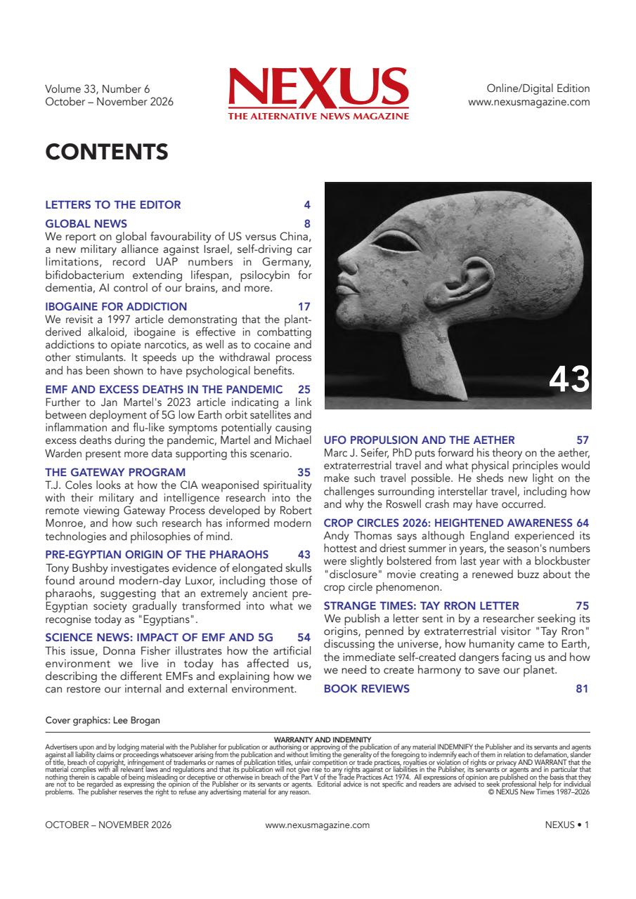Nexus Magazine Preview Pages