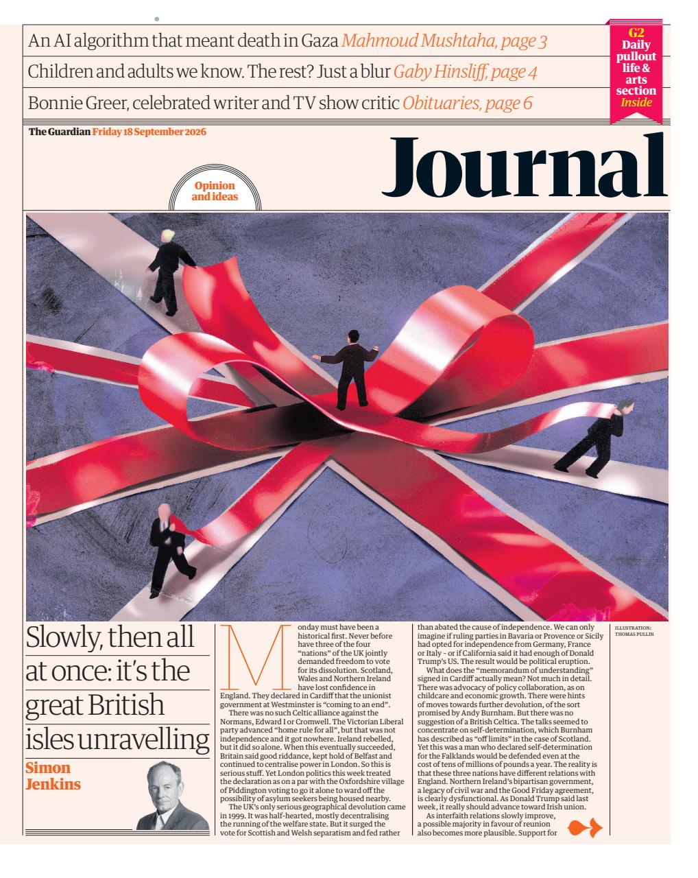 The Guardian Newspaper Preview Pages