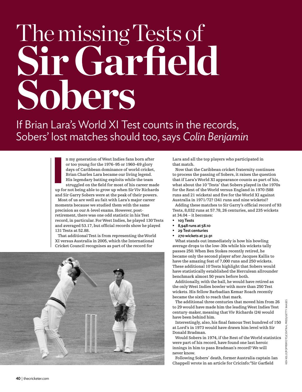 The Cricketer Magazine Preview Pages