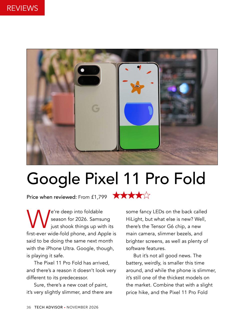 Tech Advisor Preview Pages
