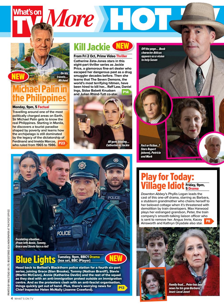 What's on TV Preview Pages
