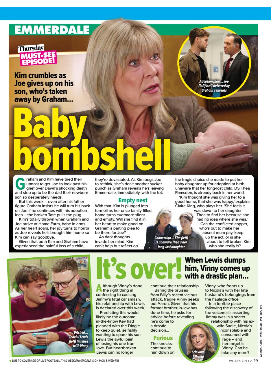 What's on TV Preview Pages