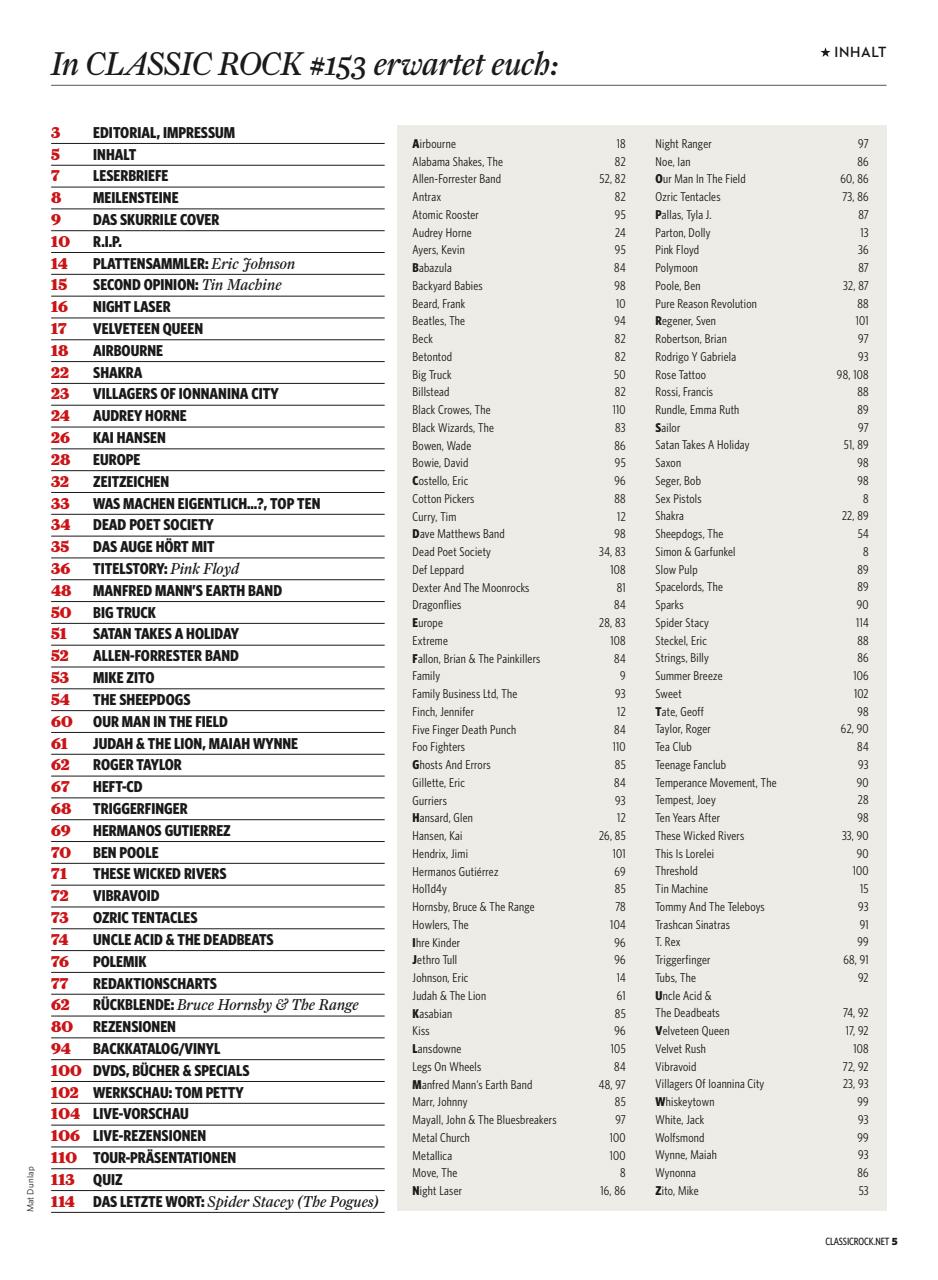 Classic Rock (DE) Preview Pages