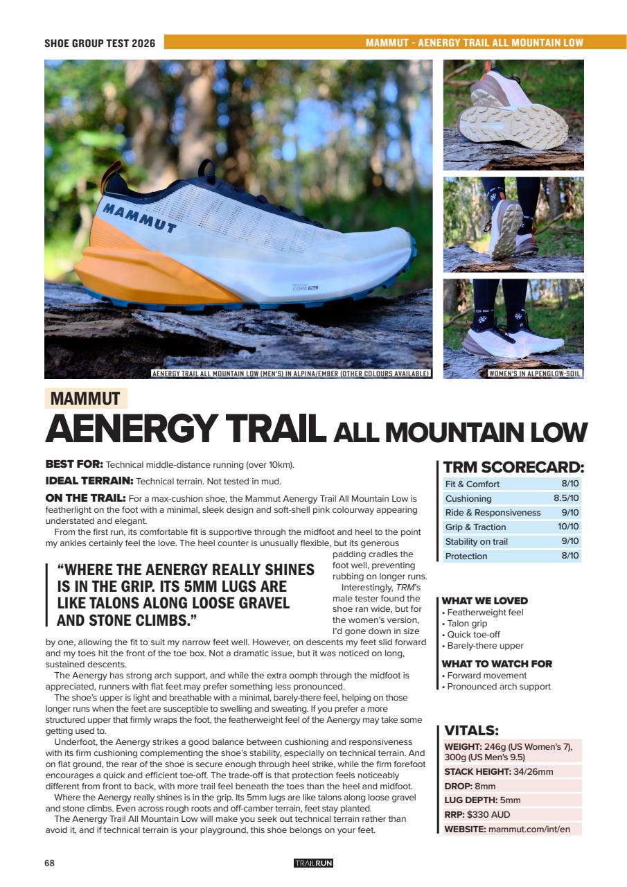 Trail Run Magazine Preview Pages