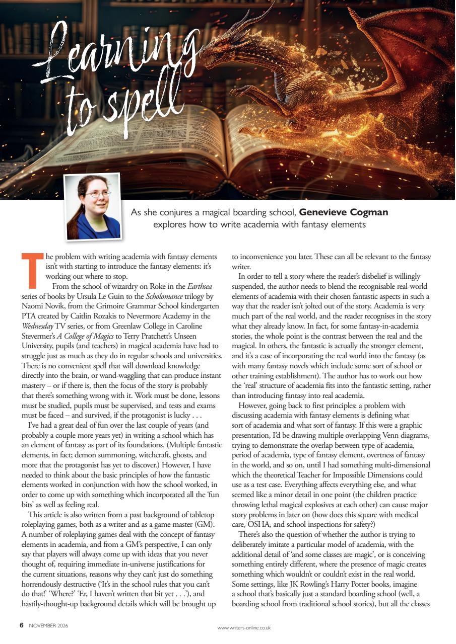 Writing Magazine Preview Pages