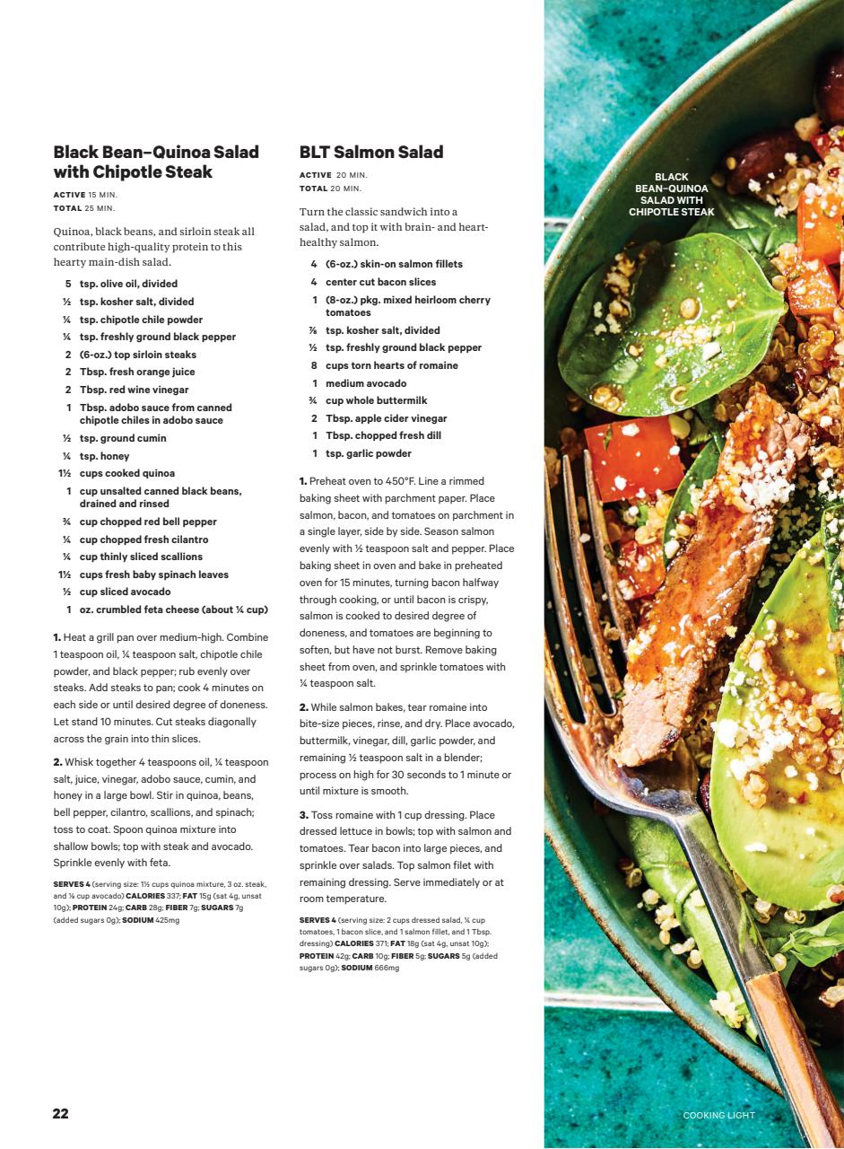 Cooking Light Preview Pages