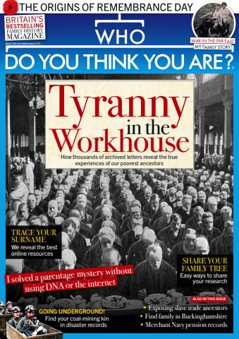 Who Do You Think You Are? issue November 2026