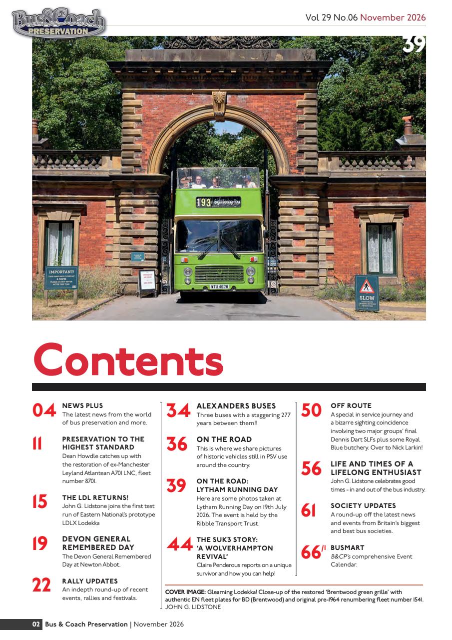 Bus & Coach Preservation Preview Pages