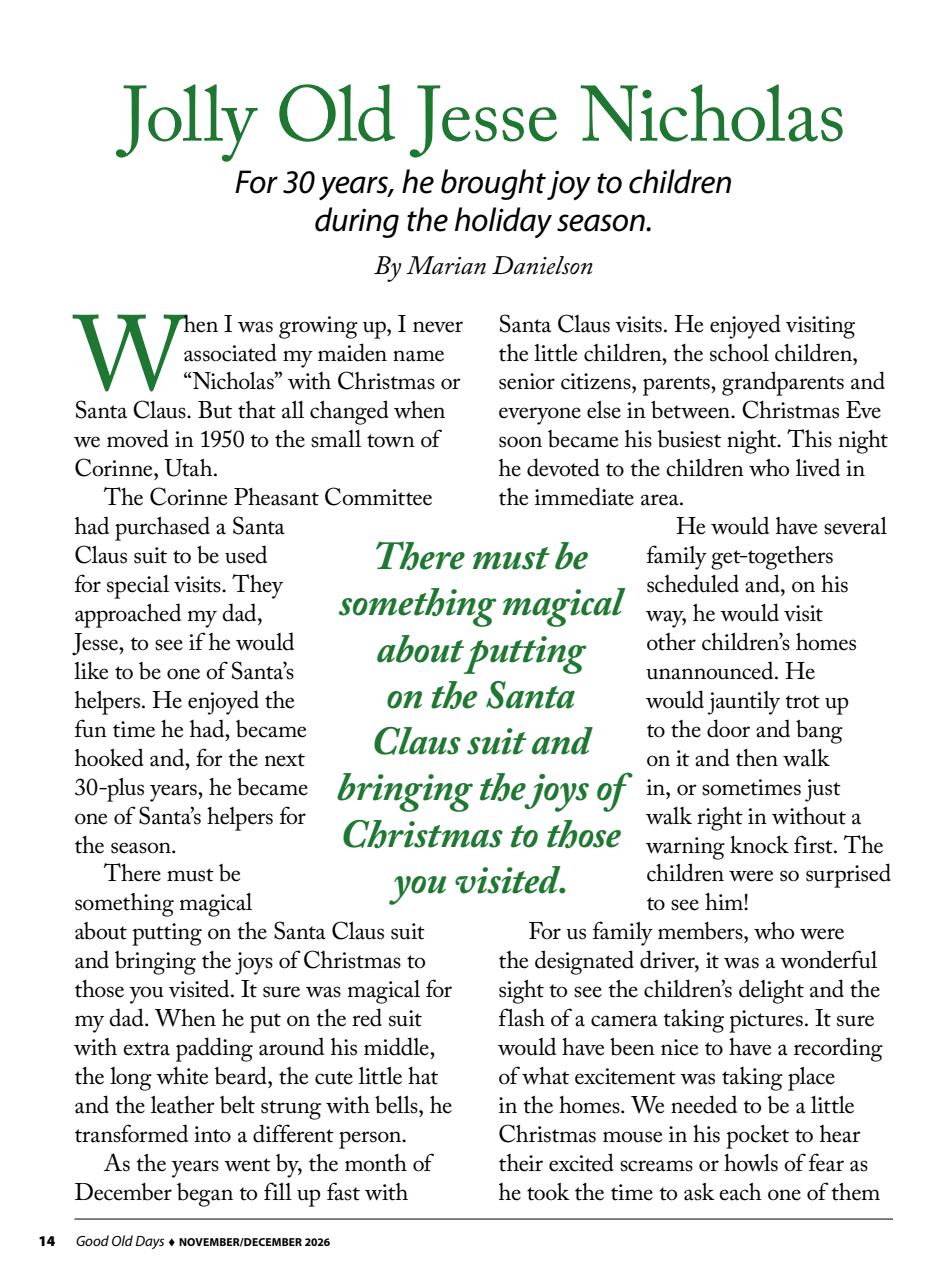 Good Old Days Preview Pages