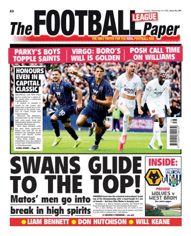 The Football League Paper issue 20th September 2026