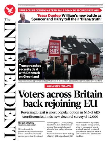 Sunday, 20 September 2026 issue Sunday, 20 September 2026