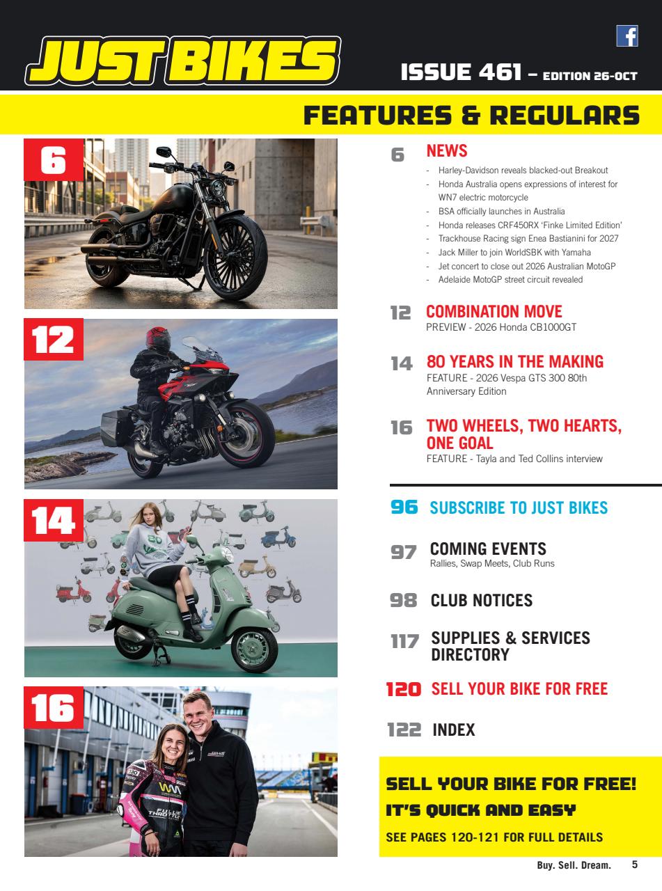 JUST BIKES Preview Pages