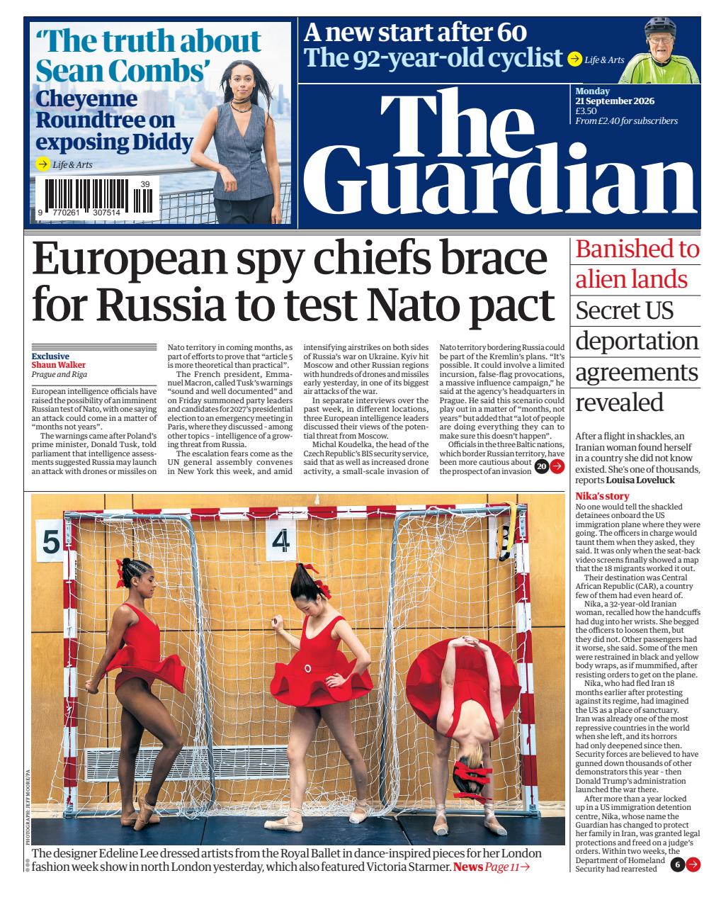The Guardian Newspaper Preview Pages