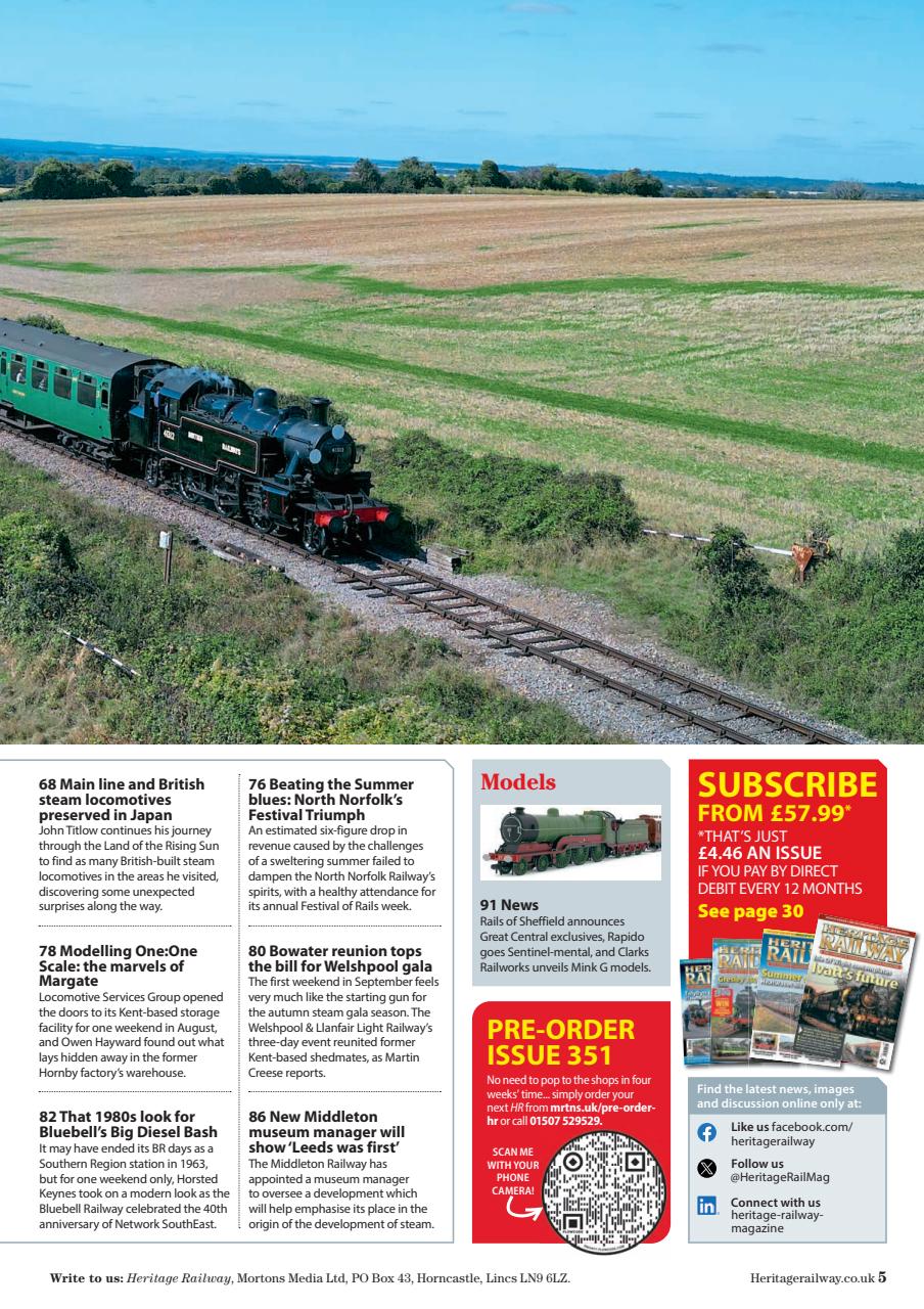 Heritage Railway Preview Pages
