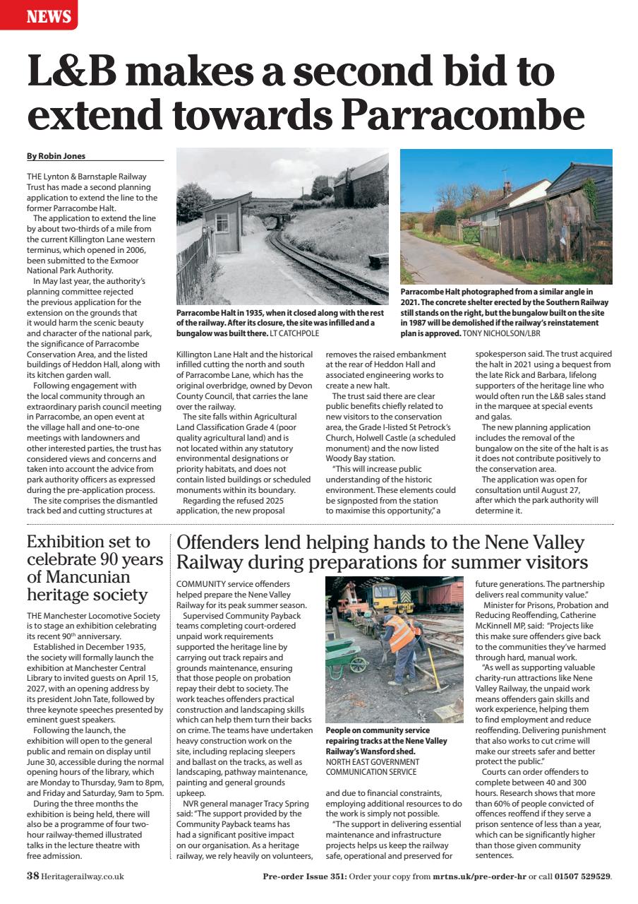 Heritage Railway Preview Pages