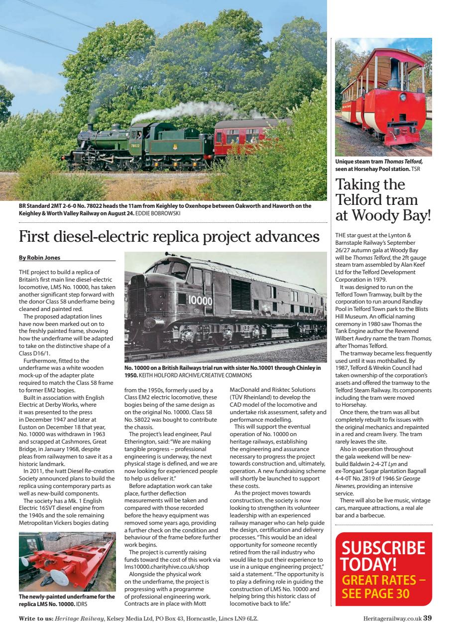 Heritage Railway Preview Pages