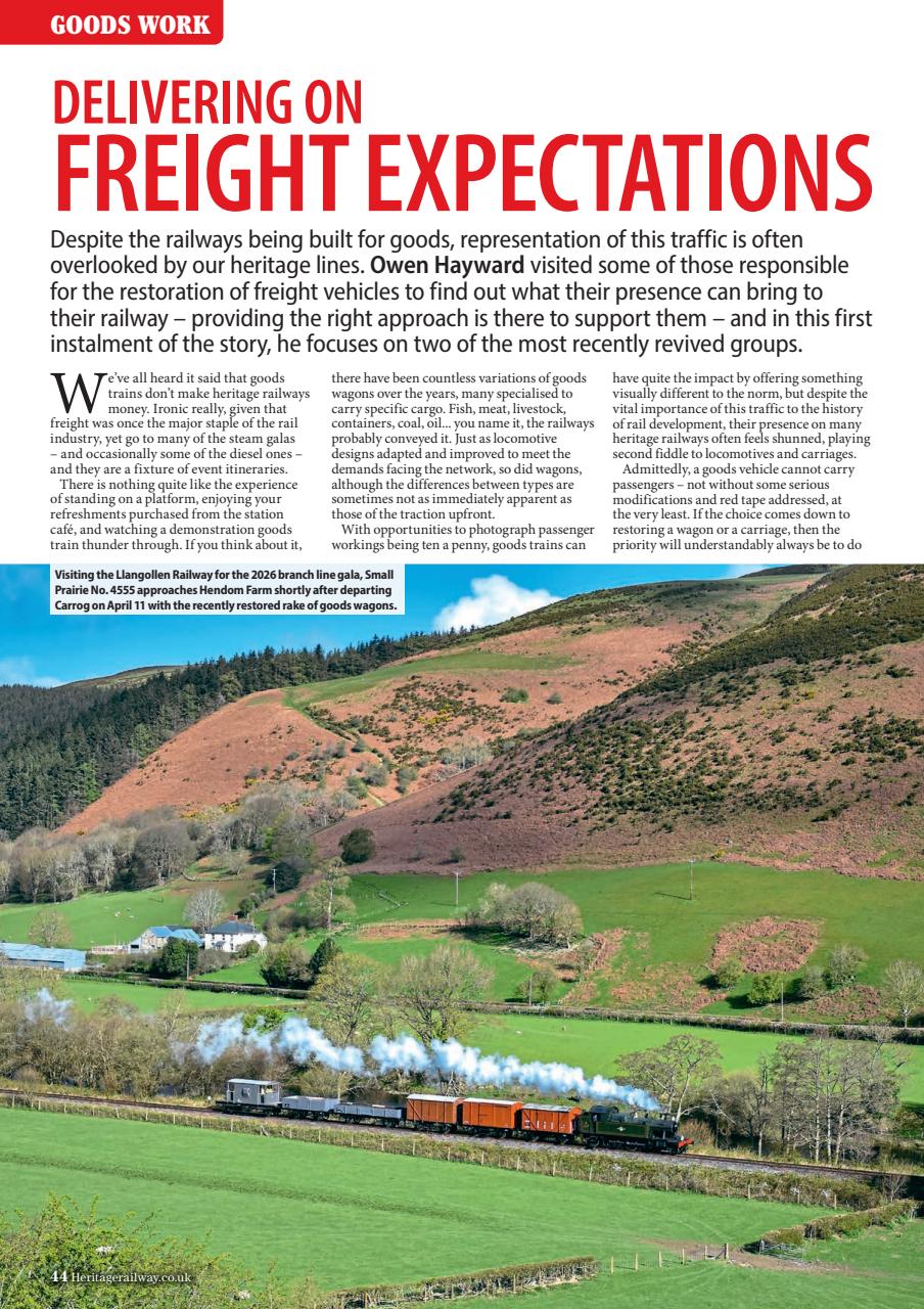 Heritage Railway Preview Pages