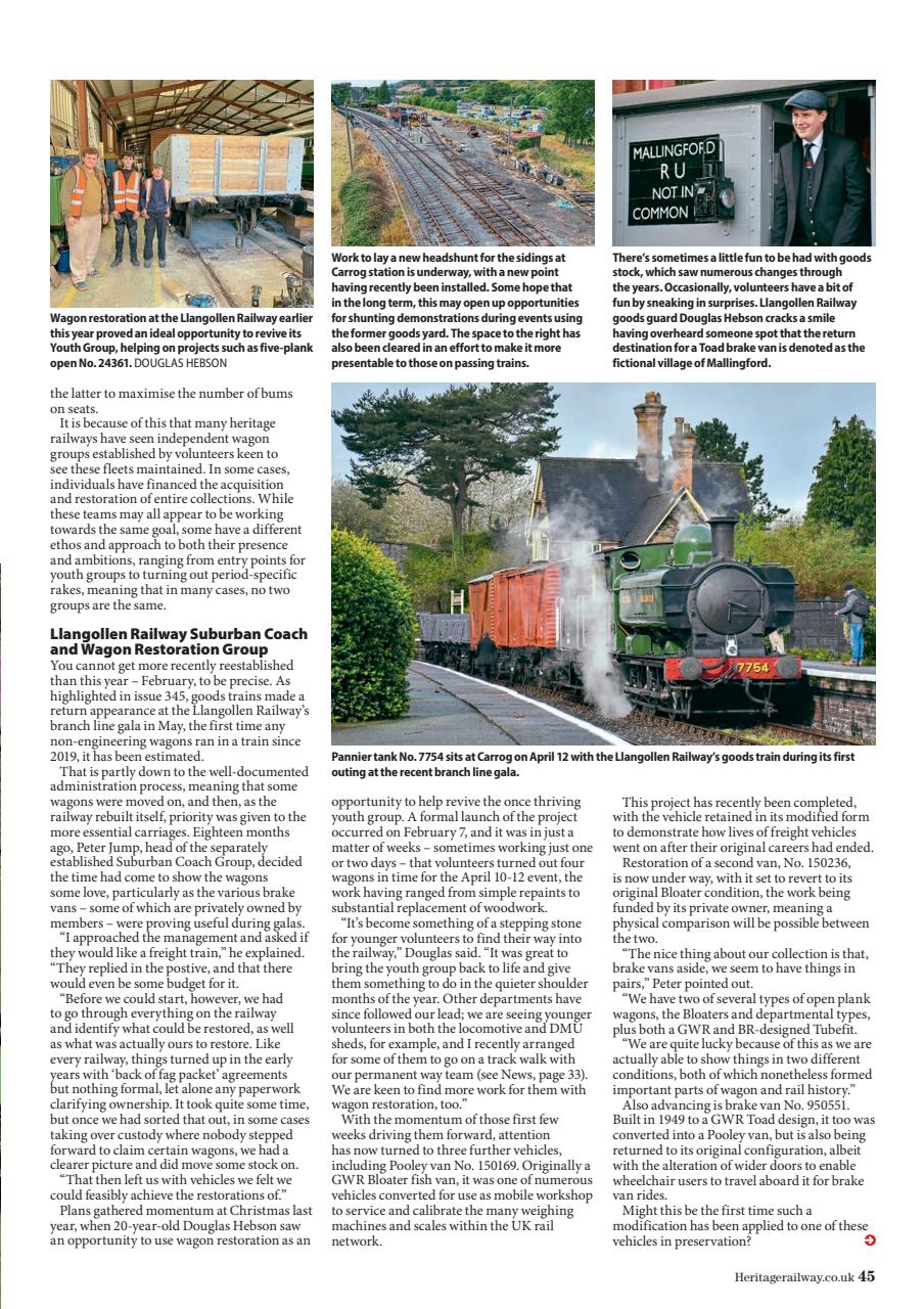 Heritage Railway Preview Pages