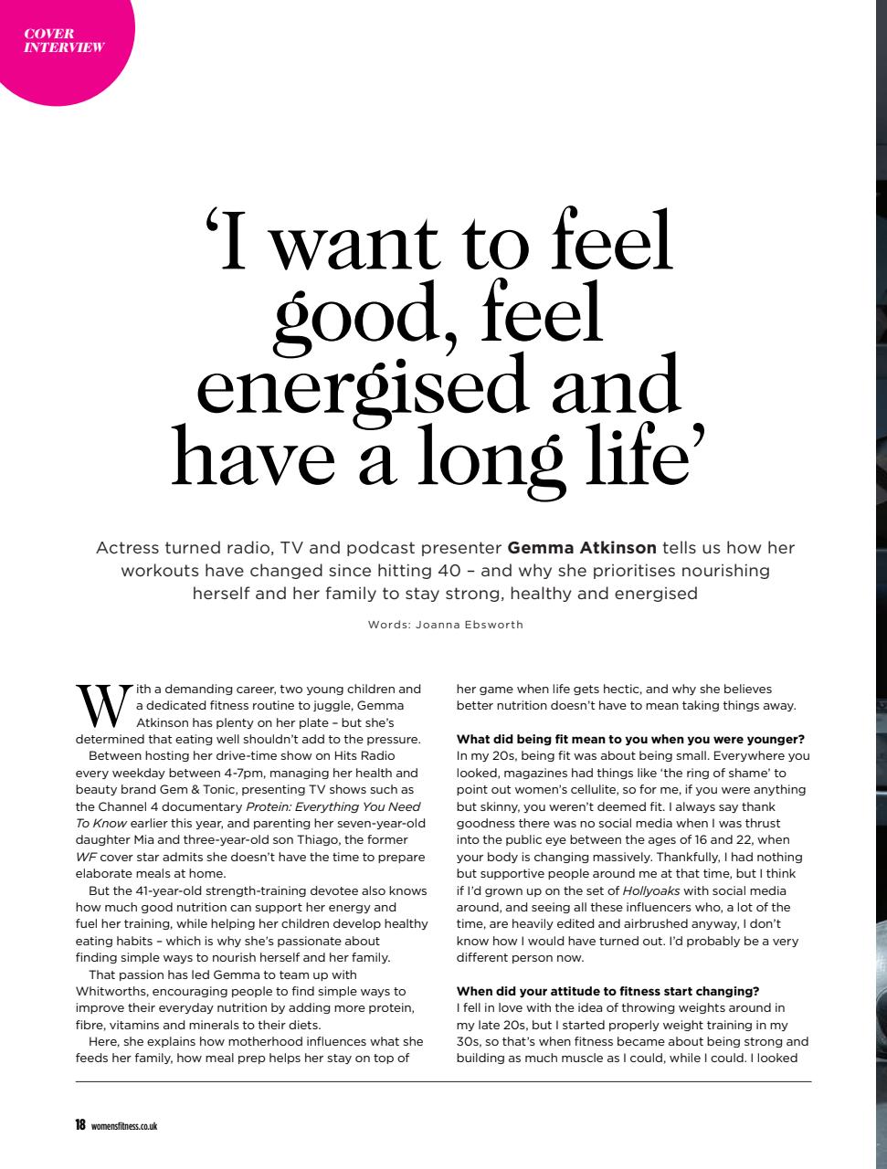 Women’s Fitness Preview Pages