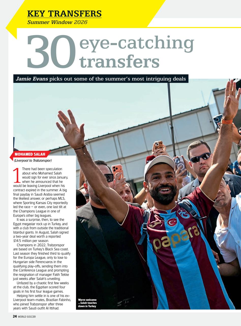 World Soccer Preview Pages
