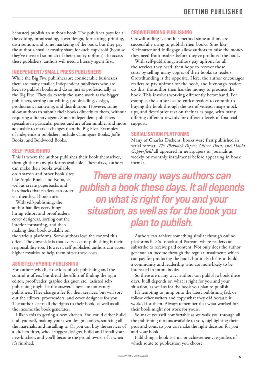 Writing Magazine Preview Pages
