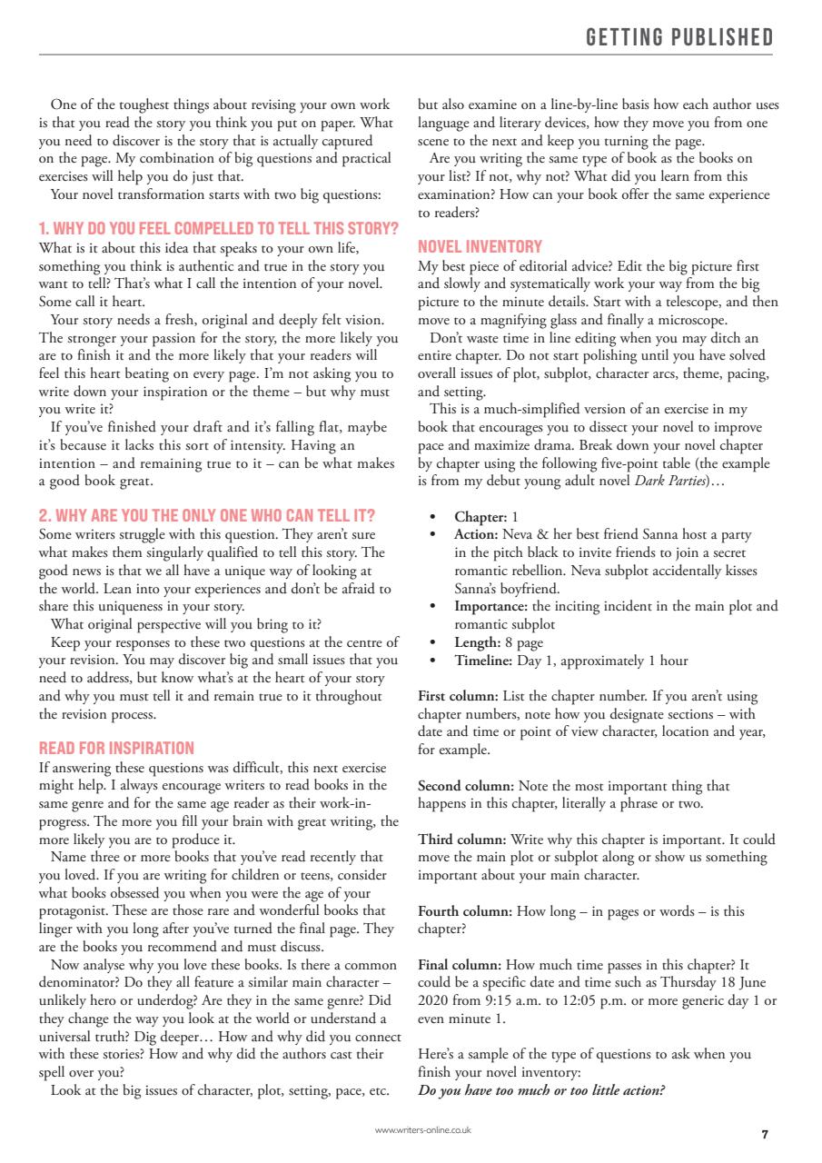 Writing Magazine Preview Pages