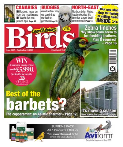 Cage & Aviary Birds issue 23rd September 2026