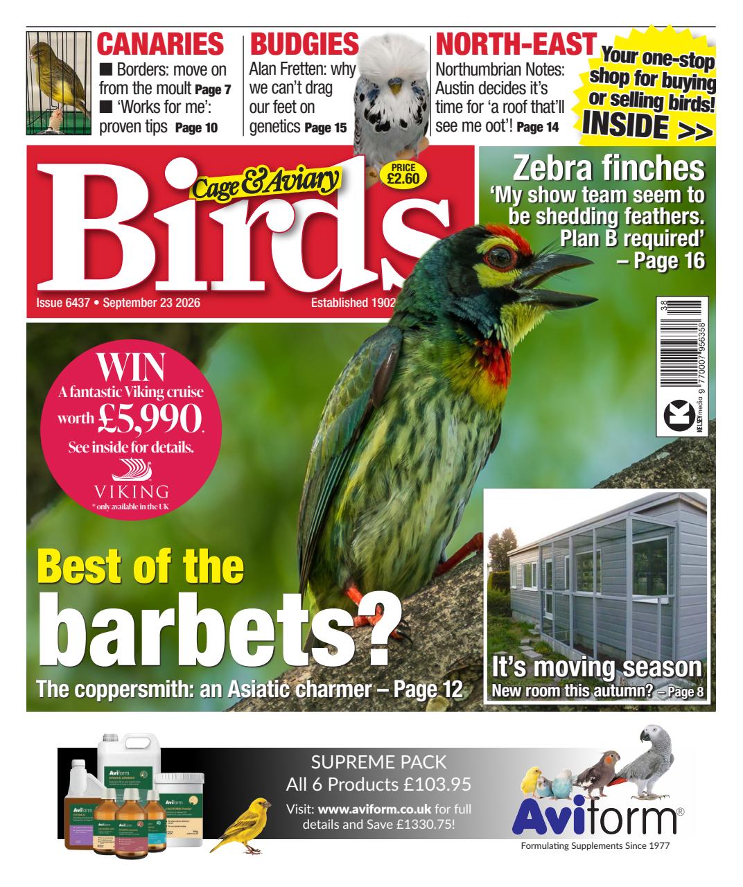 Cage & Aviary Birds Preview Pages